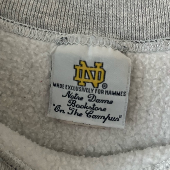 Vintage Notre Dame Sweatshirt Large - Picture 4 of 12